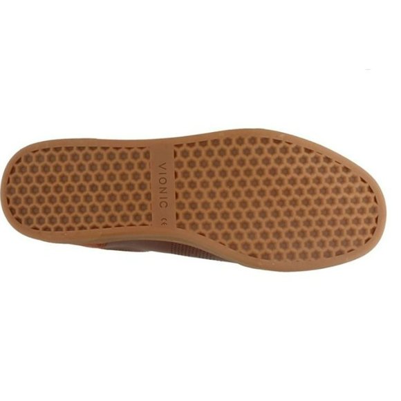 Vionic Men's Mott Brok Leather Orthotic Arch Support Walking Shoes Dark Brown 10 - Picture 6 of 16